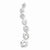 Sterling Silver CZ Journey Pendant, Lovely Pendants for Necklace