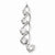 Sterling Silver CZ Journey Pendant, Dazzling Pendants for Necklace