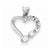 Sterling Silver CZ Journey Pendant, Fine Pendants for Necklace