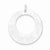 Sterling Silver Embossed Circle Pendant, Pendants for Necklace