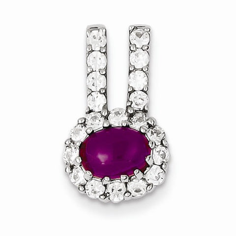 Sterling Silver CZ pendant, Lovely Pendants for Necklace