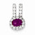 Sterling Silver CZ pendant, Lovely Pendants for Necklace
