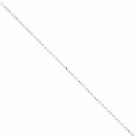 Sterling Silver Beaded Pendant On Chain