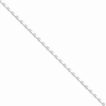 Sterling Silver Elongated Box Chain