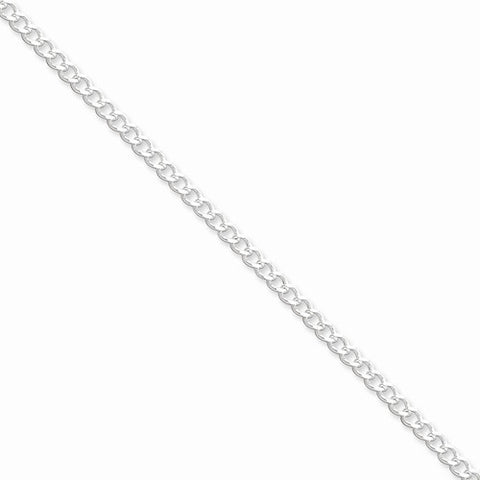 Sterling Silver Curb Chain Bracelet