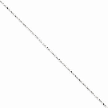 Sterling Silver Diamond-Cut Fancy Chain