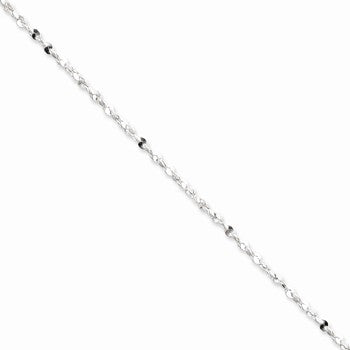 Sterling Silver Diamond-Cut Fancy Chain