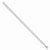 Amore La Vita Sterling Silver 5.3mm Half round Wire Curb Charm