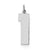 Sterling Silver Large Polished Number 1 Charm hide-image