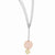 Sterling Silver & Rhodium Drop Circles Necklace