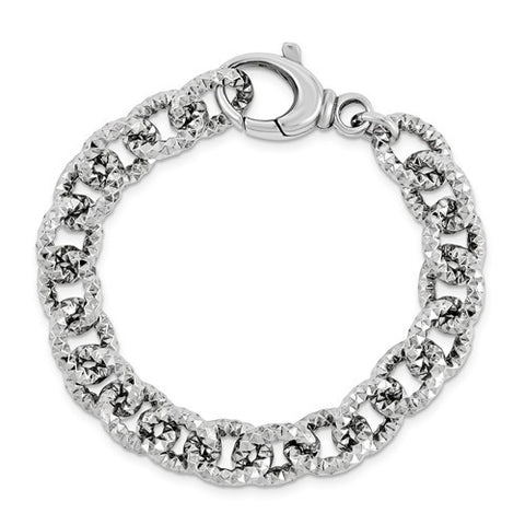 Sterling Silver Fancy Link Bracelet