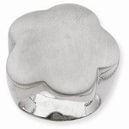 Sterling Silver & Rhodium Flower Ring