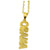 24K Gold-Plated Zinc Alloy Obama Necklace