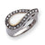 Sterling Silver MOP/ CZ Ring