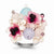 Sterling Silver FW Cultured Pearl/Lav. /Amazonite/Qtz Ring