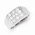 Sterling Silver Men's CZ Ring
