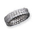 Sterling Silver CZ Double Band Ring