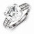 Sterling Silver 10mm Round CZ Ring