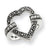 Sterling Silver Marcasite Heart Ring
