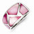 Sterling Silver Pink Mother of Pearl Ring