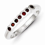 Sterling Silver Garnet Ring