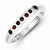 Sterling Silver Garnet Ring