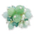 Sterling Silver Amazonite/Green /FW Cultured Lt.Green Pearl Ring