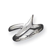 Sterling Silver 2mm X Ring