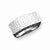 Sterling Silver Fancy Hammered Ring