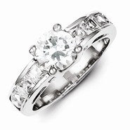 Sterling Silver CZ Ring