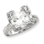 Sterling Silver CZ Ring