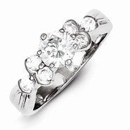 Sterling Silver CZ Ring