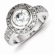 Sterling Silver CZ Ring