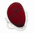 Sterling Silver Red Synthetic Turquoise Stone Ring