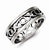 Sterling Silver X & O Design Ring