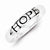 Sterling Silver Antiqued & Polished Hope Ring