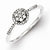 Sterling Silver Diamond Ring