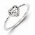 Sterling Silver Diamond Ring