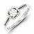 Sterling Silver Diamond Ring