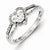 Sterling Silver Diamond Ring