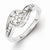 Sterling Silver Diamond Ring