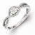 Sterling Silver Diamond Ring