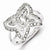 Sterling Silver Diamond Ring