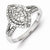 Sterling Silver Diamond Ring