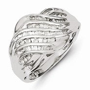 Sterling Silver Diamond Ring