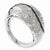 Sterling Silver Black and White Diamond Ring