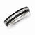 Sterling Silver Black and White Diamond Ring