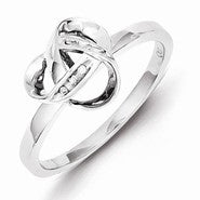 Sterling Silver Diamond Ring