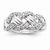 Sterling Silver Diamond Fashion Ring