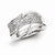 Sterling Silver Diamond Fashion Ring